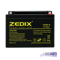 باتری 12 ولت 28 آمپر زدیکس (ZEDIX)