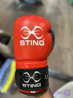 دستکش بوکس چرمی آتل دار STING سایز ۱۲ کد ۱۰۰۱
