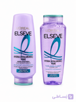 پک شامپو و نرم‌کننده لورآل السیو Hydra Hyaluronic Pure موهای چرب(به شرط اورجینال ترکیه و تاریخ روز واقعی)