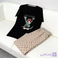 ست تیشرت شلوار عروسکی طرح میکی
