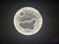 تابلو دکوراتیو سفید ماه قطر ۳۰