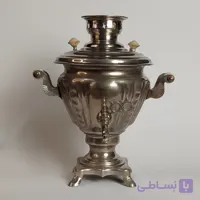 سماور برقی قدیمی روسی ۱۰۰ ساله ، برنجی و کاملا سلامت