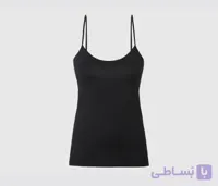 تاپ زنانه مشکی بند نازک PRIMARK پنبه رگلاژی