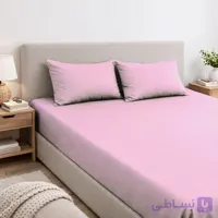 سرویس ملحفه 2 نفره 3 تکه آنتی باکتریال مدل کش‌دار
