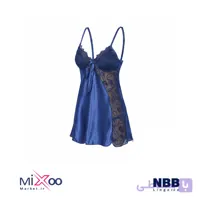 لباس خواب زنانه ساتن و تور طرح‌دار ان‌ بی‌ بی (NBB) | 3779