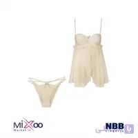ست لباس خواب زنانه سوتین‌دار و شورت تانگا ان بی بی (NBB) | مدل 3957