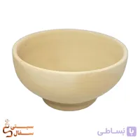 کاسه آبگوشت خوری سفالی خام دهانه ۱۵ سانت (بیس نقاشی اکریلیک، میناکاری سرد، سفره هفت‌سین و لعاب)