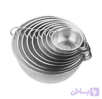 سرویس آبکش ۹ پارچه استیل ضد زنگ