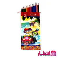 مداد رنگی 12 عددی پارسا
