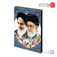 قاب عکس رهبری و امام خمینی