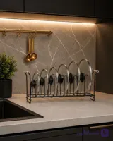 استند درب قابلمه (دسته چوبی)