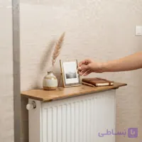 کاور چوبی مدل شلفی برای دیزاین روی شوفاژ سایز ۹۰