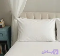 روبالشی ساده سفید مدل برفی