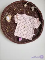 تیشرت دخترانه طرح گل گلی وارداتی چین کد 00102043