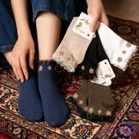 جوراب مچی زنانه لب شیشه‌ای شکوفه