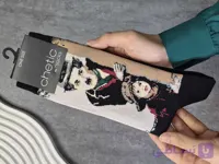 جوراب ساق دار طرح سینمایی چارلی چاپلین | چتیک