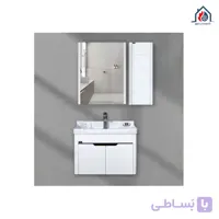 روشویی كابينتی ليزاكو ١٥٤ تمام سفید