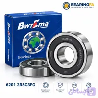 بلبرینگ شیار عمیق مدل 6201 2RS C3 FG