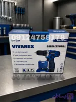 دریل شارژی12 ولت ٢ باطری با لوازم VR12V-2A