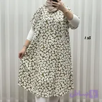پیراهن طرح دار لامبادا نخی SH7607