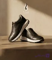 کفش چرم اسپرت مردانه مشکی کد 1365