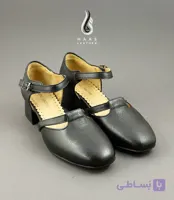 کفش تابستانی پاشنه دار زنانه چرم اصل طبیعی سفید کد1595