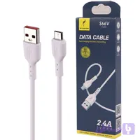 کابل میکرو یو اس بی فست شارژ 2.4 آمپر اسکای دلفین S66V طول 1 متر