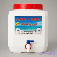 گالن آب ۲۰ لیتری شیردار (شیر ۱/۲ اینچ با فیتینگ برنجی)