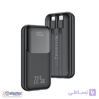 پاوربانک تراسمی TRUSMI PB06-011 ظرفیت 10000| با دو کابل Type-C و Lightning