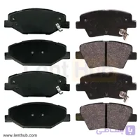 لنت ترمز جلو و عقب لنت پارس مدل 25169 دو جفت مناسب برای ایرانخودرو دنا