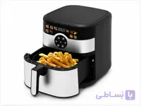 سرخ کن تفال مدل EY-806D ظرفیت 16 لیتر تمام استیل 2 المنت