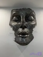 مجسمه دیوار کوب پرتره فلزی سایزL