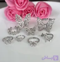 کالکشن انگشترای پروانه سفید🤍