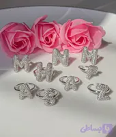 انگشترای جواهری حروف🤩