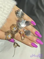 گوشواره گل آویز