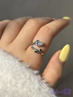 انگشتر گل رز🥺