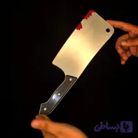 ساتور دسته مشکی خونی پلاستیکی