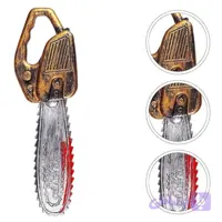 اره دسته قهوه‌ای خونی پلاستیکی
