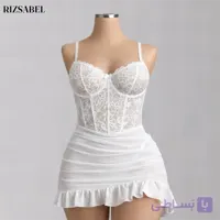 لباس خواب فنردار زنانه کلرن کد 3187 | لباس خواب فانتزی عروسکی