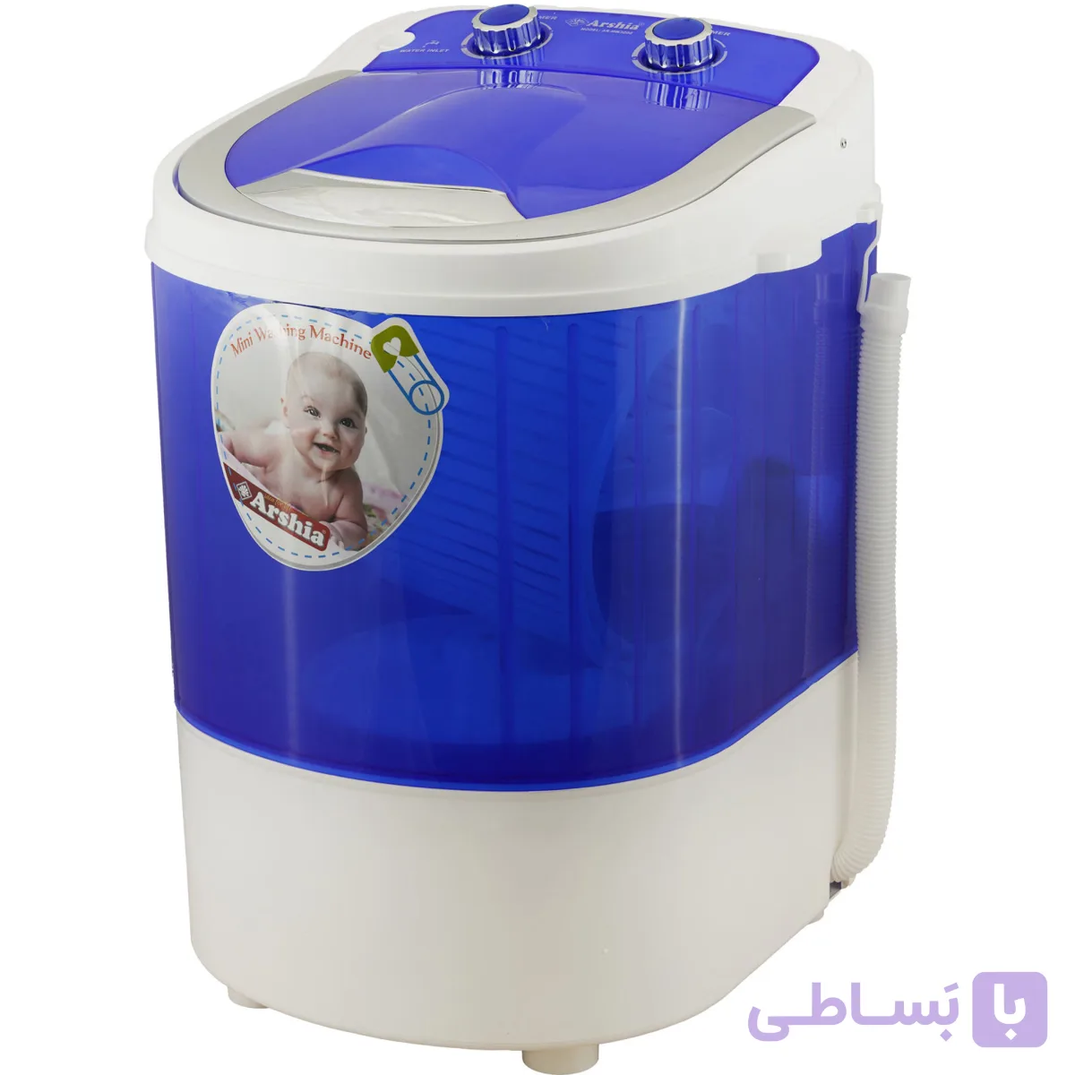مینی واش تک قلو با خشک کن ارشیا مدل MW-5111A