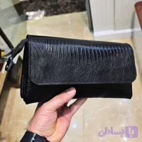 کیف دوشی چرم زنانه الما چرم مدل رئال