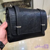 کیف دوشی چرم زنانه الماچرم مدل ساره
