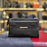 کیف دوشی چرم طبیعی الماچرم مدل پرنسا