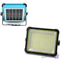 پروژکتور شارژی و خورشیدی اسمال سان مدل ZY-C6 (دارای ۴۰۰ عدد LED، باتری ۱۲۰۰۰mAh، مگنت و ۳ طیف نور) - فروشگاه سولارباما