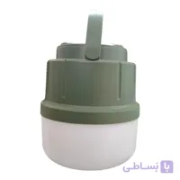 چراغ شارژی کمپینگ و پاوربانک ۵۰ وات مدل KK-910 (دارای نمایشگر هوشمند، مگنت پشت و ۳ رنگ نور)