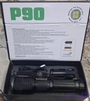 چراغ‌قوه و نورافکن دستی رویلانگ مدل Ruilang RL-P19 P90 (دارای چراغ جانبی ۴ حالته با نور قرمز) - فروشگاه سولارباما