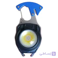 چراغ قوه جیبی و ابزار چندکاره کوهنوردی مدل W5147 (دارای فندک المنتی، کاتر، مگنت و منبع نور ۳ رنگ) - فروشگاه سولارباما