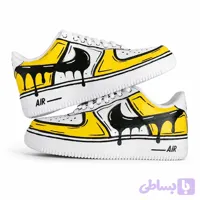 کفش ایرفورس 1 کاستوم طرح Yellow Drip