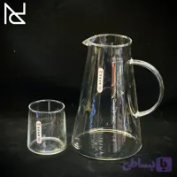 ست پارچ و لیوان پیرکس هفت‌رنگ (گلکسی) | Deli Glass