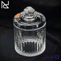 قندان بلوری مدل الیسا (خطی) | سایز بزرگ (نبات‌خوری)